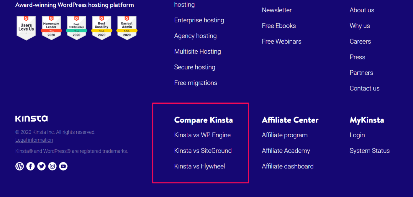 kinsta alternatives