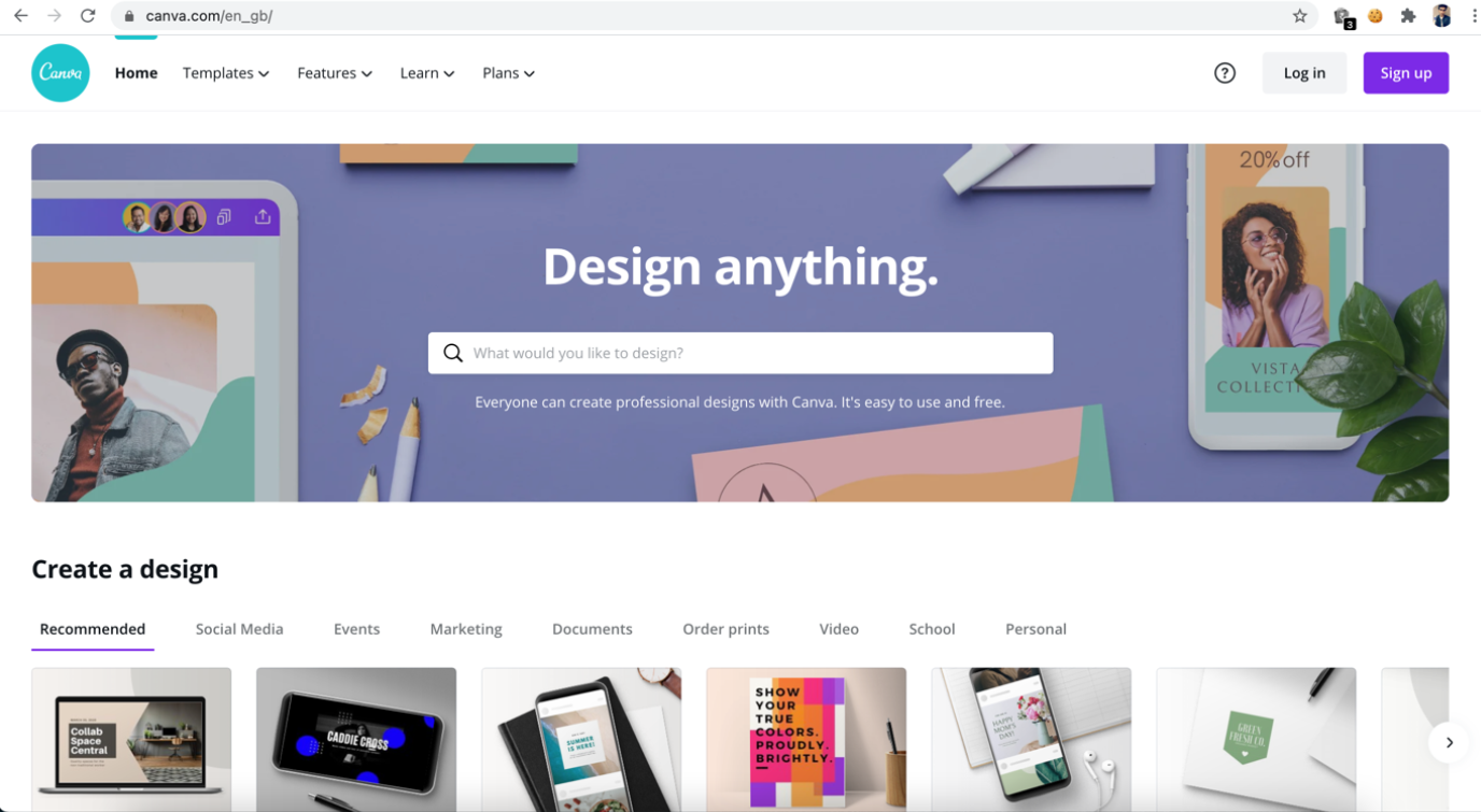 canva graphics design software
