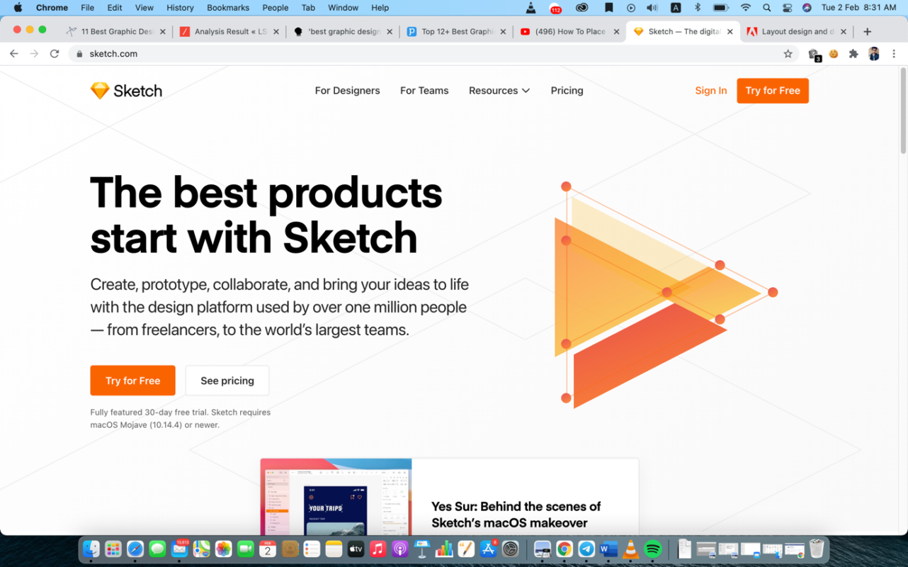 sketch graphic design software