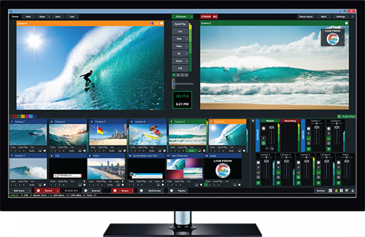 vMix live streaming software