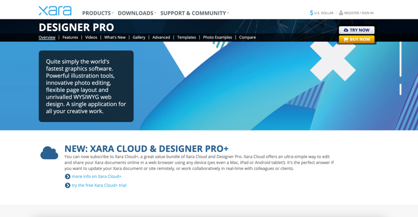 xara designer software